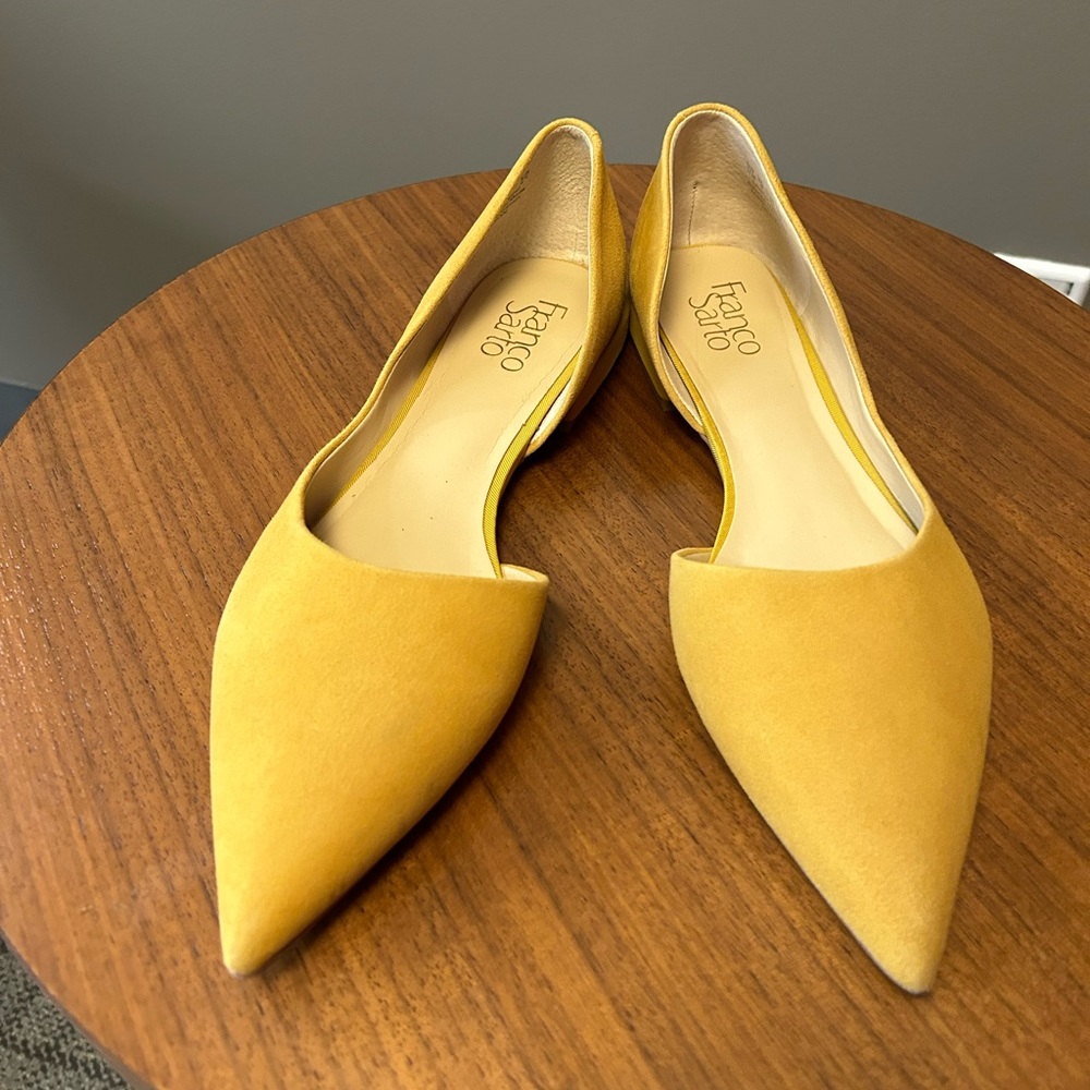 Franco Sarto suede flats